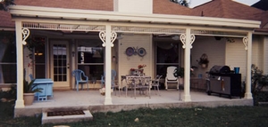 Backyard patio