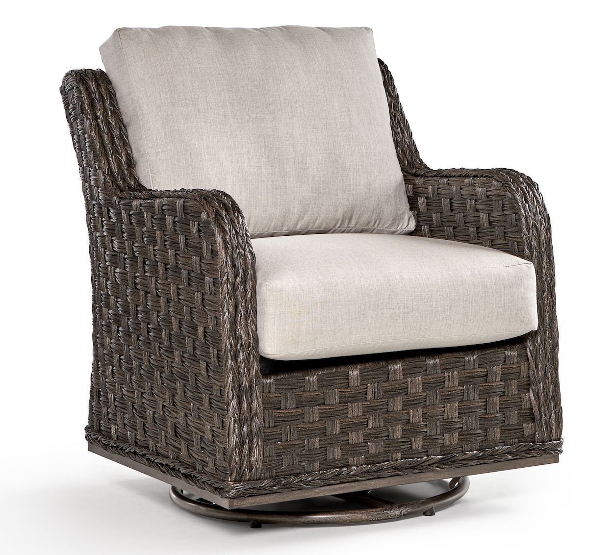Marco Island Outdoor Wicker Swivel Glider Chair