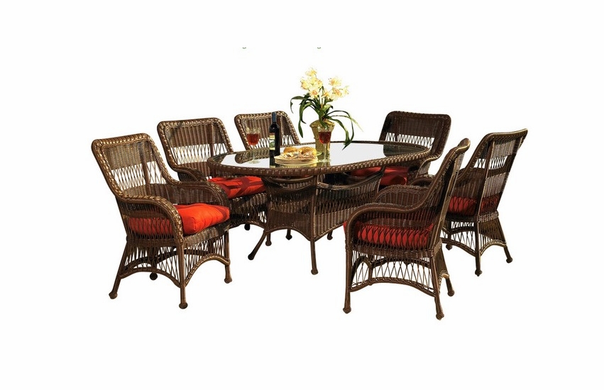 Outdoor Resin Wicker Dining Set