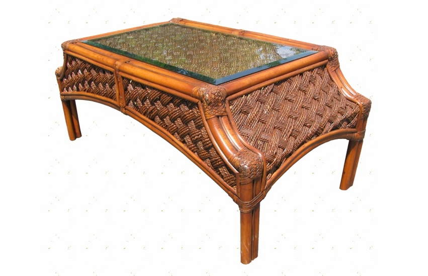 Rattan Coffee Table Melbourne Wicker Paradise