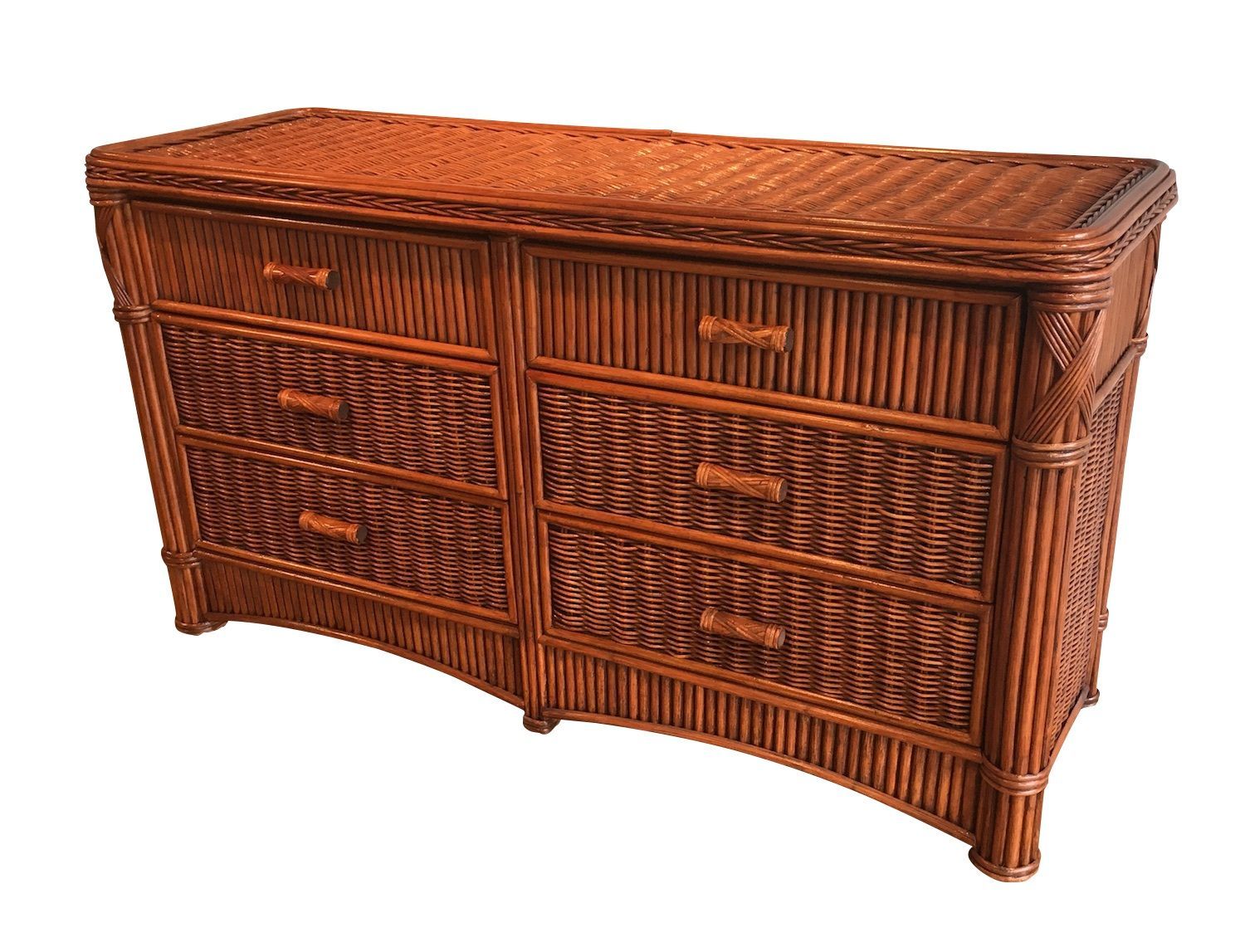 Rattan Double Dresser Barbados Wicker Paradise