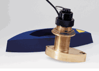 Airmar B744VL 600W Depth/SpeeDepth & Temperature Long Stem Bronze Transducer with Fairing Block