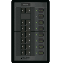 Blue Sea 120V AC Main + 6 Positions, Vertical 1202
