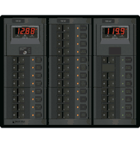 Blue Sea 12V DC Main & 19 Positions / 120V AC Main & 6 Positions 1218