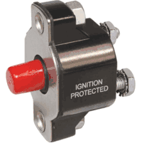Blue Sea 2140 Medium Duty Push Button Reset-Only, 30A