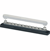 Blue Sea 2312, 150Aere Common Busbar 20 x 8-32 Screw Terminal with Cover