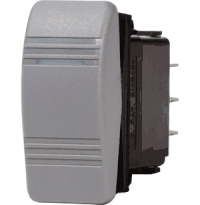 Blue Sea 7944 Contura III Switch SPDT, (ON)-OFF-ON, Gray