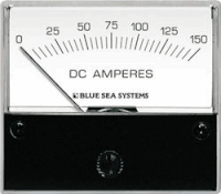 Blue Sea 8018 DC Analog Ammeter, 2-3/4" Face, 0-150Aeres DC