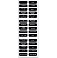 Blue Sea 8031 AC Panel Basic 30 Label Set