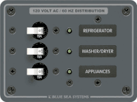 Blue Sea 8058 Panel AC 3 Position