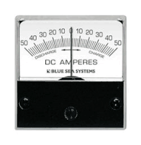 Blue Sea 8254 DC Zero Center Micro Ammeter, 2" Face, 50-0-50Aeres DC