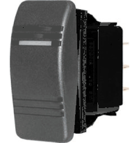 Blue Sea 8290 Water Resistant Contura Switch, Black