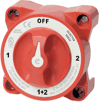 Blue Sea 9002e e-Series Battery Switch Selector with Alternator Field Disconnect