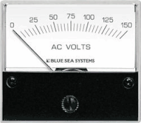 Blue Sea 9353 AC Analog Voltmeter 0-150 Volts AC