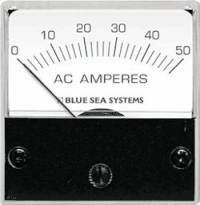 Blue Sea Ammeter Micro AC 0-50A & Coil 8246