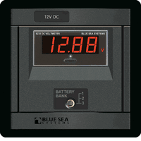 Blue Sea DC Digital Voltmeter 360 Panel 7-60V 1474