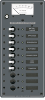 Blue Sea Panel 120VAC 10 Position & Voltmeter 8478