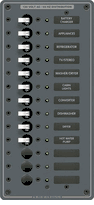 Blue Sea Panel 120VAC 13 Position 8480