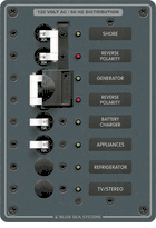 Blue Sea Panel 120VAC Source Selector 4 Position 8467
