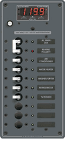 Blue Sea Panel AC Main & 8 Positions with Main & Multimeter 8406