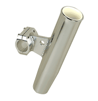 C.E. Smith Aluminum Clamp-On Rod Holder, Horizontal, 1.315" OD, Fits 1" Pipe