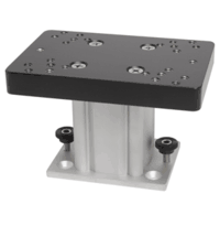 Cannon Aluminum Fixed Base Downrigger Pedestal, 4" 1904030