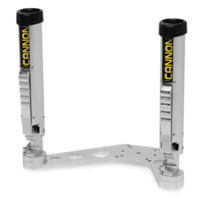 Cannon Downrigger Mount Rod Holder, Silver 1907024
