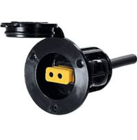 Cannon Flush Mount Power Port, Black 1903012