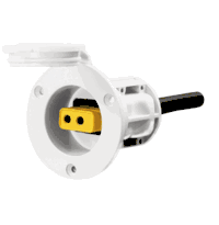Cannon Flush Mount Power Port, White 1903013