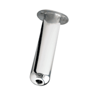 C.E. Smith Flush Mount Rod Holder Silver 316 Stainless 10.5" Depth, for 1 7/8" Tube