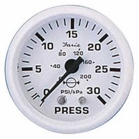 Faria Water Pressure 13108, 30psi White