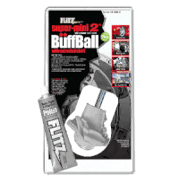 Flitz Buff Ball - Super Mini 2" - White with 1.76oz Tube Flitz Polish