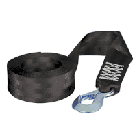 Fulton 2" x 12' Winch Strap with Hook, 1,800lbs Max Load