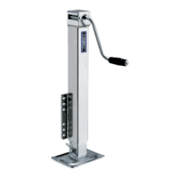 Fulton 5000 Lb. Square Tube Fixed Mount Jack No Wheel HD50000101