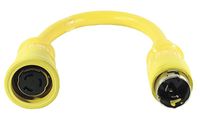 Hubbell HBL61CM72 Adapter 50A125V Female To 50A 250V Male