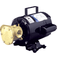 Jabsco AC Motor Pump, 26 GPM, 115V/230V, 3/4 HP, 6050-0003