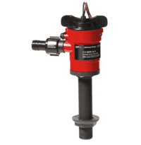 Johnson Pump Cartridge Aerator 1000 GPH Straight Intake, 12V 28103-00