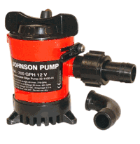 Johnson Pumps 750 GPH Bilge Pump 3/4" Hose 12V Dura Port 32703