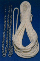 Lewmar Spliced Rope & Chain 5' of 1/4" G4 Chain with 100' 1/2" Line