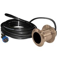 Lowrance B117 0 Deg 50/200kHz Thru-Hull Depth/Temp with Blue Connector, 600W