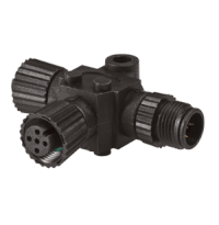 Lowrance N2K-T-Rd T Connector Red NMEA2000 119-79
