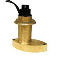 Lowrance THST-DFBL 600W Bronze Thru Hull Transducer with Speed & Temp with Fairing Block 136-05