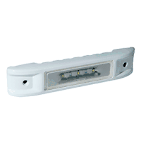 Lumitec Ibiza LED Engine Room Light - Red/White Dimming - White Finish