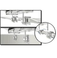 Magma Dual Square/Flat or Side Bulkhead Rail Mount HD