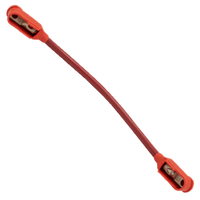 Maretron Bypass Module Jumper Wire With Lugs, 6Awg, Red