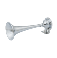 Marinco 12V Chrome Plated Single Trumpet Mini Air Horn 10107