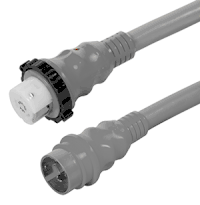 Marinco 50A 125/250V Shore Power Cord - Gray - 25' ,6152SPPG-25