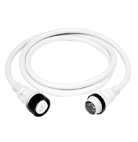 Marinco 50Amp 125/250V Shore Power Cable, 25', White 6152SPPW-25
