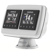 NavPod PP4503 PowerPod Pre-Cut for 2-Simrad IS42/B&G Triton2/AP44 Square Hole Instruments