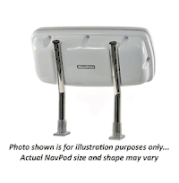 NavPod SystemPod Pre-Cut for Garmin GPSMAP 942xs, 942, 922xs & 922 & 2 Instruments (3.6" Holes) for 9.5" Wide Guard